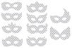 Harlequin Wolf Coloring Masks - 10 Designs - 5 - Creative Masks for Kids - 10doigts.com - Creative Masks for Kids – 10doigts.fr