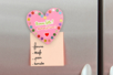 Imán corazones frigorífico - Imanes personalizables – 10doigts.fr