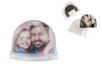 Magnet demi-boule à neige - Snow globe, Bell – 10doigts.fr