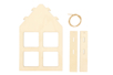 Wooden Houses with Frame Windows - 6 Pieces - 3 - Wooden Photo Frames - 10doigts.com - Wooden Photo Frames – 10doigts.fr