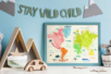 World Map Craft Kit - String Art Activity - 2 - String Art Kit - 10doigts.com - String Art Kit – 10doigts.fr