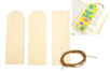 Marque-pages en bois - 3 pièces - Wooden Office Items – 10doigts.fr