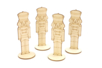 Marcador de lugar de nuez en madera - Decoraciones de Navidad de madera – 10doigts.fr