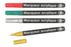 Christmas Paint Markers, Fine Tip - 4 Pieces - 1 - Paint Markers - 10doigts.com - Paint Markers – 10doigts.fr