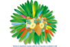 Lobos para decorar con goma blanda + plumas - Máscaras creativas para niños – 10doigts.fr