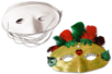 Lobos para decorar con pintura metalizada y plumas - Máscaras creativas para niños – 10doigts.fr