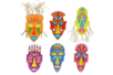 Máscaras decorativas art premier - 6 diseños surtidos - Máscaras creativas para niños – 10doigts.fr
