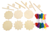 kit de material arte de hilo flores de madera - Kits creativos para el Día de la Madre – 10doigts.fr