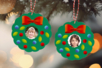 Mini Christmas Wreath Hanging Frames Kit - 6 Pieces - 1 - Christmas Creative Kits for Children - 10doigts.com - Christmas Creative Kits for Children – 10doigts.fr
