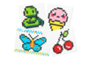 MOSAIQUES GOMMETTE PIXEL - Creative Sticker Kits – 10doigts.fr