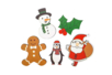 Wooden Christmas Character Shapes - 10 Pieces - 2 - Small Christmas Decorations - 10doigts.com - Small Christmas Decorations – 10doigts.fr
