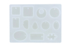 Silicone Mould for Pendants - 12 Shapes - 1 - Molds for plaster, soap, concrete ... - 10doigts.com - Molds for plaster, soap, concrete ... – 10doigts.fr
