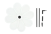 molino flor blanca - Algodón, lino - Textiles – 10doigts.fr