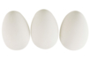 Huevos de plástico 4x3 cm - 12 unidads - Huevos de Pascua creativo – 10doigts.fr