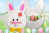 Cesta de conejo de Pascua con platos de cartón - Actividades manuales DIY Pascua – 10doigts.fr