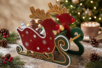 panier renne en bois - Christmas Wooden Objects – 10doigts.fr