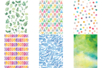 Watercolor Pattern Paper, A4 Size - 14 Sheets - 5 - Patterned Papers - 10doigts.com - Patterned Papers – 10doigts.fr