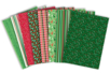 Glossy Paper with Christmas Patterns - 96 Sheets - 6 - Christmas Theme - 10doigts.com - Christmas Theme – 10doigts.fr