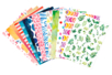Watercolor Pattern Paper, A4 Size - 14 Sheets - 1 - Patterned Papers - 10doigts.com - Patterned Papers – 10doigts.fr