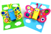 Mariposas de papel y gommettes brillantes - Papeles de colores – 10doigts.fr