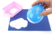 pintura con globos - Actividades manuales niños Invierno – 10doigts.fr