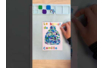 Finger Painting - Winter Hat Card - 2 - Kids Crafts Winter - 10doigts.com - Kids Crafts Winter – 10doigts.fr