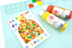 Finger Painting - Winter Hat Card - 1 - Kids Crafts Winter - 10doigts.com - Kids Crafts Winter – 10doigts.fr