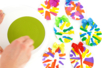 pintura escurridora de ensalada huevos de Pascua - Actividades manuales DIY Pascua – 10doigts.fr