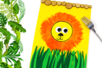 Pintura tenedor : León - Decors naturaleza – 10doigts.fr