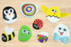 pintura de piedras para niños - Piedras y conchas – 10doigts.fr