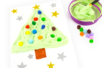 Pintura Inflable Navidad Árbol Niño - Actividades manuales tarjetas de Navidad – 10doigts.fr