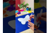peinture papier crépon papillon - Actividades manuales Primavera – 10doigts.fr