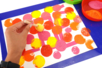 foam stamp painting kids DIY - Arts and Crafts for Under 3 Years – 10doigts.fr