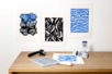 Pinturas Linogravure, azul - Linogravura – 10doigts.fr