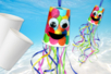Pulpo multicolor con un vaso - Clavos y alfileres – 10doigts.fr
