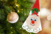 Papá Noel con un mantelito de encaje de papel - Accesorios en papel – 10doigts.fr