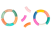 Curved Acrylic Beads Tube - 15 pcs - 2 - Acrylic Beads - 10doigts.com - Acrylic Beads – 10doigts.fr