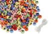 Colored Background Black Alphabet Beads - 300 Beads - 1 - Message Jewelry - 10doigts.com - Message Jewelry – 10doigts.fr