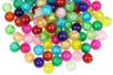 Cracked Glass Beads - 250 Beads - Glass Beads - 10doigts.fr