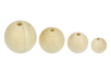 abalorios redondos de madera natural - Abalorios Madera – 10doigts.fr