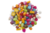 Splatter Beads - 70 beads - 1 - Acrylic Beads - 10doigts.com - Acrylic Beads – 10doigts.fr