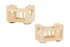 Mini Wooden Cradle - 3 - Miniature Universe: Dollhouse and Miniatures - 10doigts.com - Miniature Universe: Dollhouse and Miniatures – 10doigts.fr