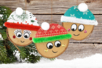 Duendes pequeños para colgar en el árbol - Gomets ojos y caras – 10doigts.fr