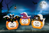 Halloween Pumpkin Lanterns - 6 Pieces - 1 - Halloween Craft Kits - 10doigts.com - Halloween Craft Kits – 10doigts.fr