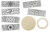 Christmas Lantern Kit, Stained Glass Effect - 6 Pieces - 2 - Christmas Lanterns - 10doigts.com - Christmas Lanterns – 10doigts.fr