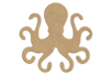 Wooden Octopus to Decorate - 1 - Wooden Animals - 10doigts.com - Wooden Animals – 10doigts.fr