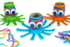 Octopus with a cardboard tube - 2 - Ocean Crafts: Dive into a Creative and Sensory World - 10doigts.com - Ocean Crafts: Dive into a Creative and Sensory World – 10doigts.fr