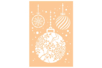 plantilla bolas de navidad - Plantillas festivas – 10doigts.fr