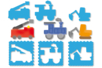 Pochoirs 10 DOIGTS 3 en 1 : VEHICULES - Transport and Profession Stencils – 10doigts.fr