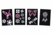 pochoirs adhésifs noirs - Adhesive Stencils – 10doigts.fr
